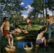 Frederic Bazille Summer Scene Sweden oil painting reproduction